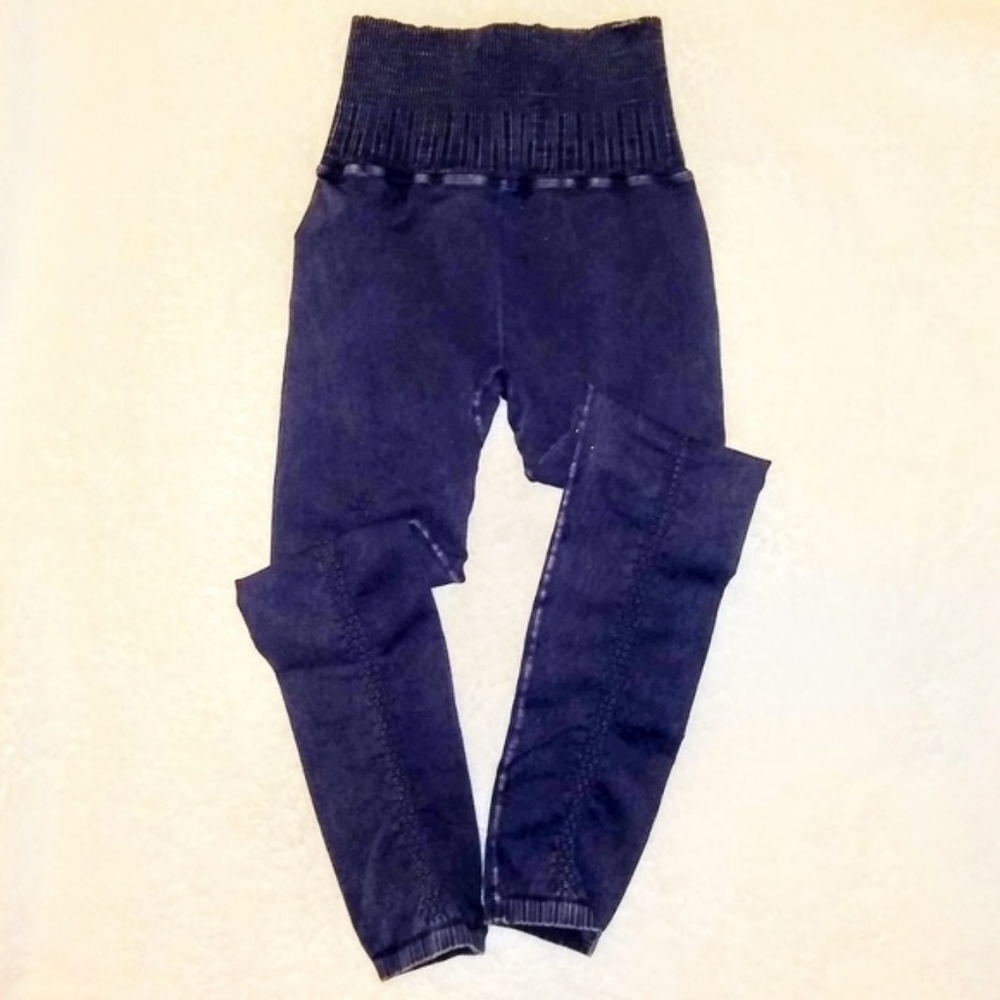 NWOT Free People High Waist Crop Shanti Leggings - Picture 8 of 8